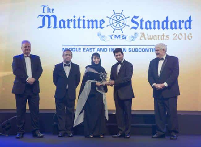 Abu Dhabi Ports Received Three Awards At The 2016 Maritime Standard Awards 