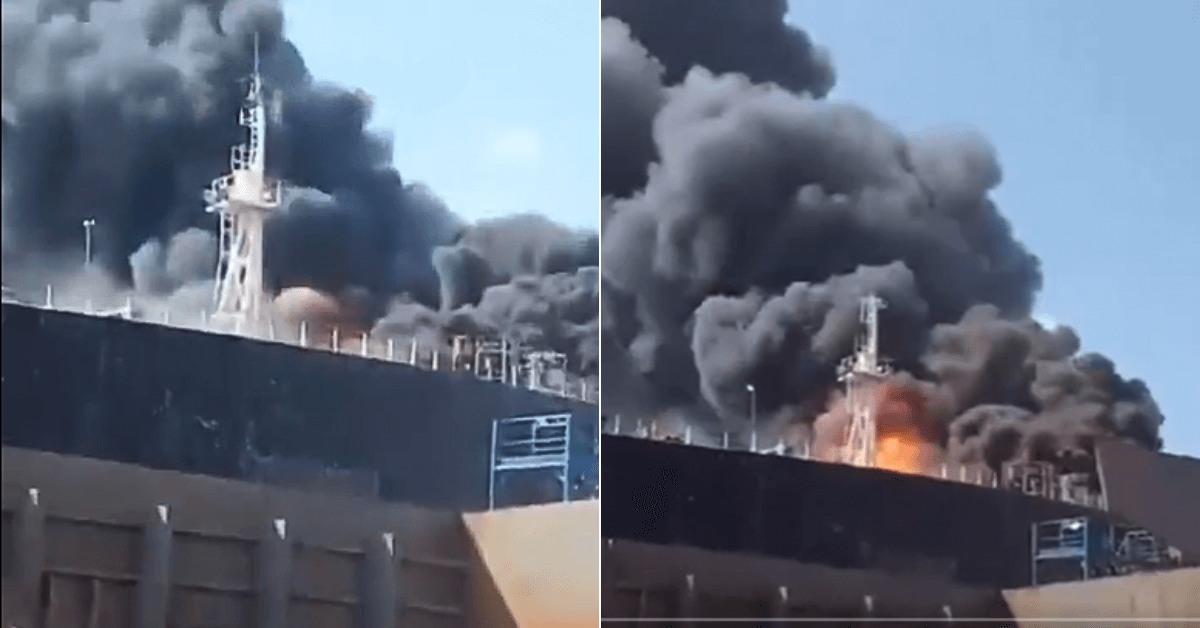 Fire on FSO Federal II