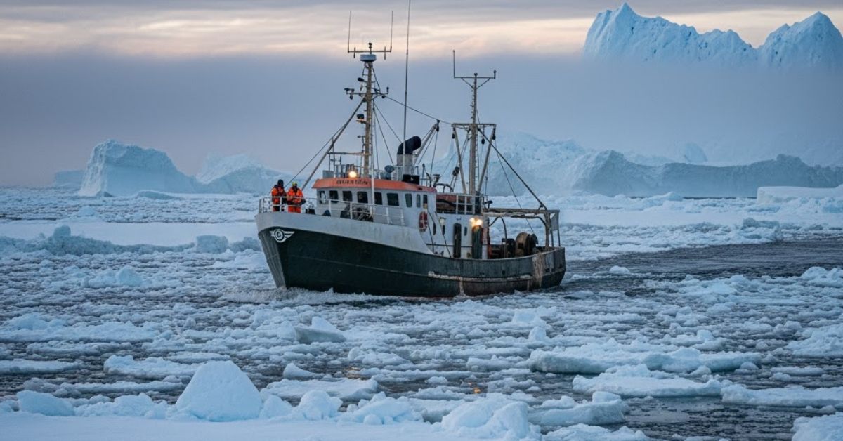 fishing vessel in polar waters