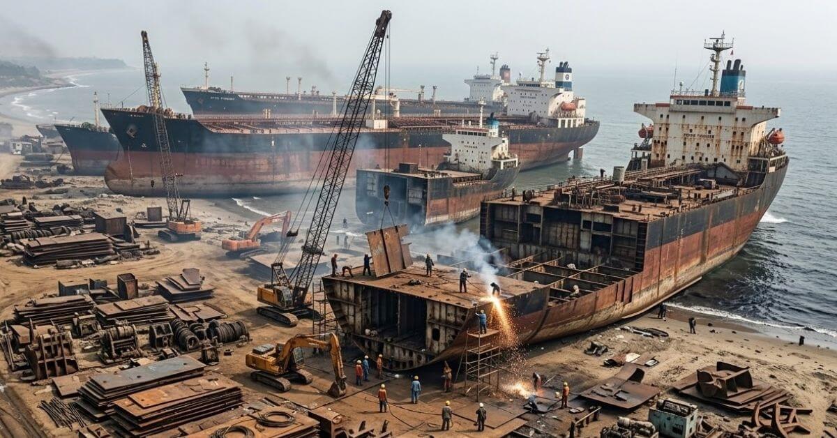 ship recycling yard