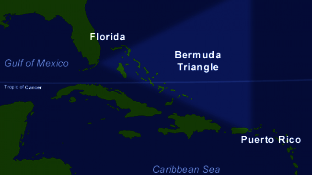 map of bermuda triangle Reasoning Out The Mystery The Bermuda Triangle