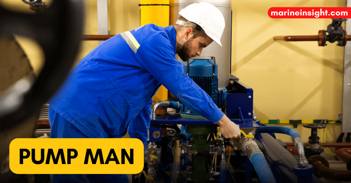 Types of Marine Jobs Pump Man