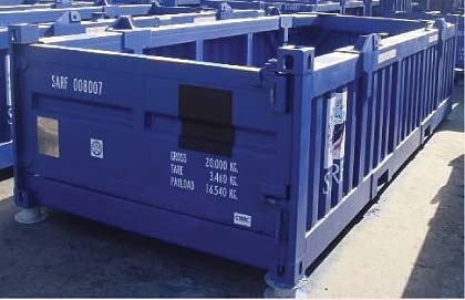 Half height containers