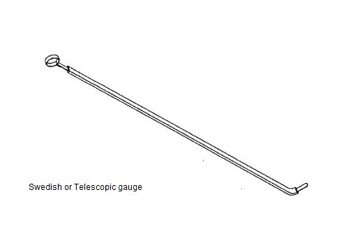 telescopic tongue gauge