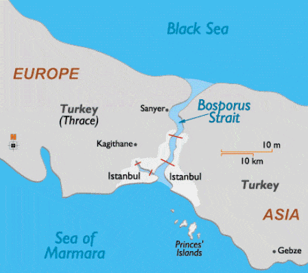 Turkish Strait of Bosporus