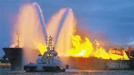 General Procedure to Fight Fire on Tanker Ship in a Terminal