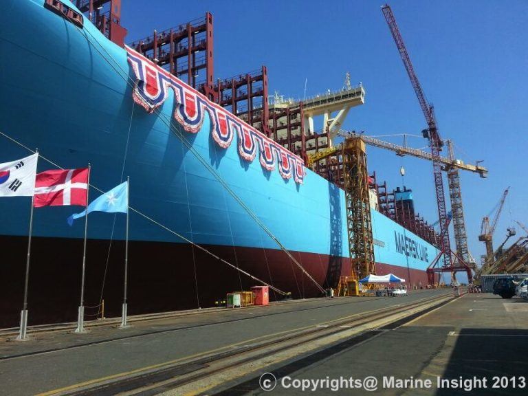 Exclusive Pictures: Maersk Triple E Vessels Under Construction