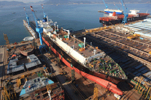 LNG Carrier Built On-ground
