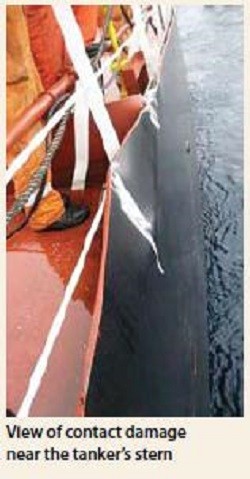 Real Life Accident: Hull Damage After Contact With Bunker Vessel