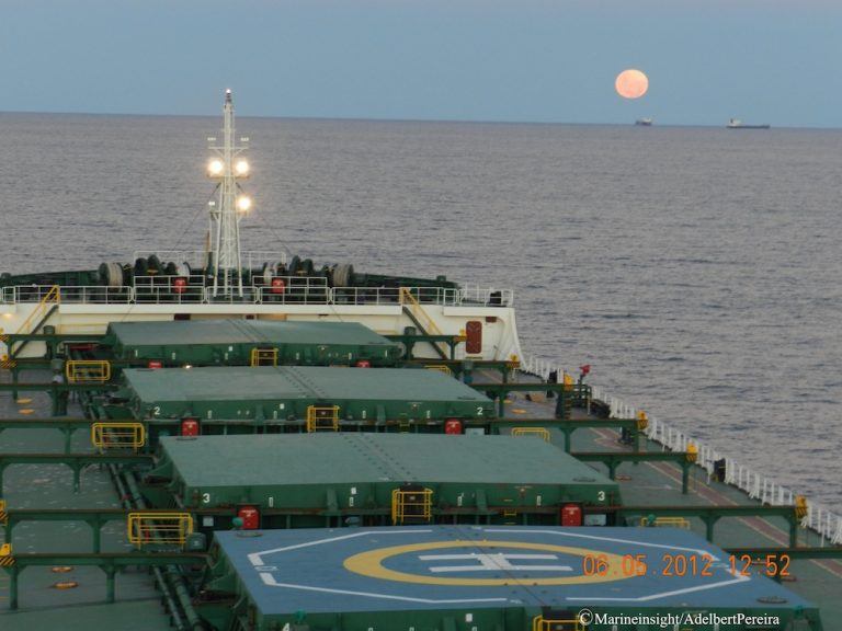 Picture of the Day: Supermoon Phenomenon Captured from a Ship