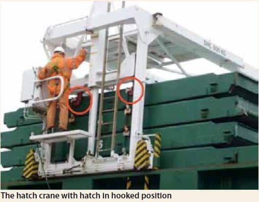 Real Life Accident: First Mate Falls Into Cargo Hold While Operating Hatch Crane