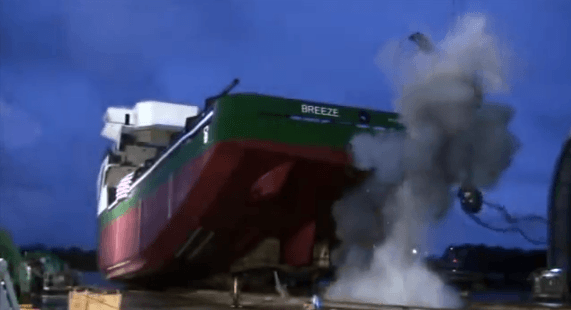 Watch: Launch of Platform Supply Vessel MV Breeze