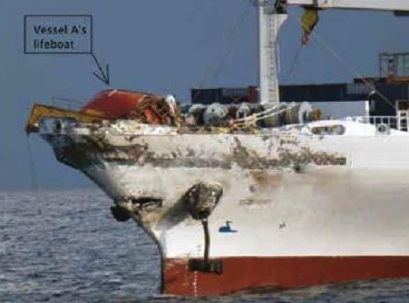 Inaction of OOW Leads To Collision Of Two Vessels In Good Weather And Visibility