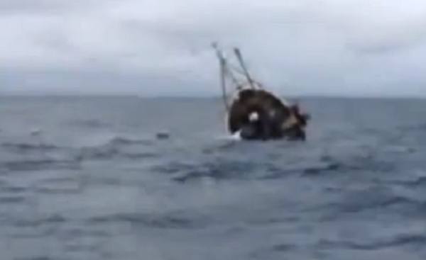 Watch: 9 Crew Members Evacuated After Cargo Ship Sinks Off Taiwan