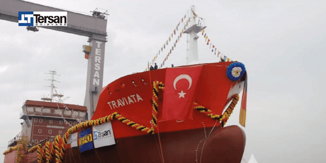 Video: Launching of Stainless Steel Chemical Tanker M/T Traviata