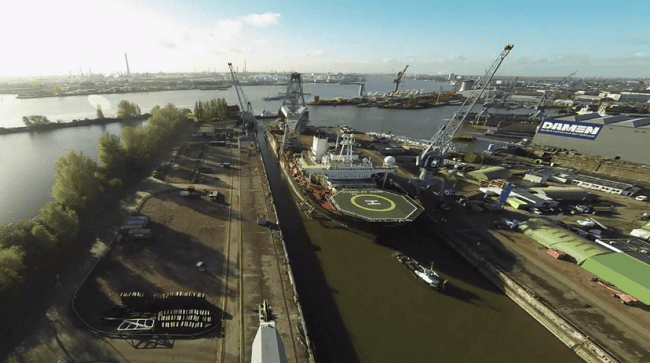 Video: Major Refit of Heavy Crane Vessel Stanislav Yudin