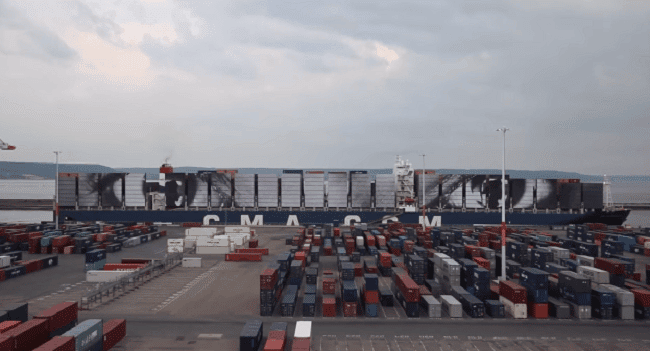 Video: CMA CGM Ship Turned Into a Gigantic Work of Art
