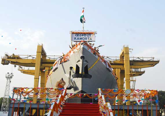India: First Indigenously Built Stealth Anti-Submarine Warfare Ship- INS Kamorta- Commissioned