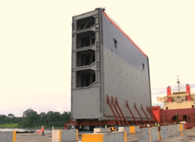 Video: Second Shipment of New Gates for the Panama Canal Expansion