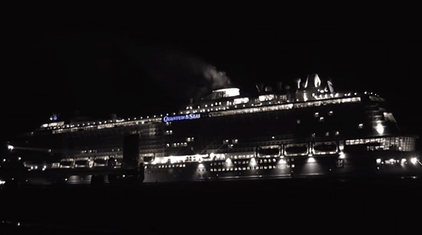 Watch: One Of the Biggest Cruise Ships – Quantum Of The Seas At Night
