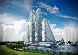 white sails