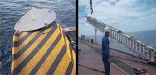 Real Life Accidents: Weakened Wire Leaves Gangway Hanging