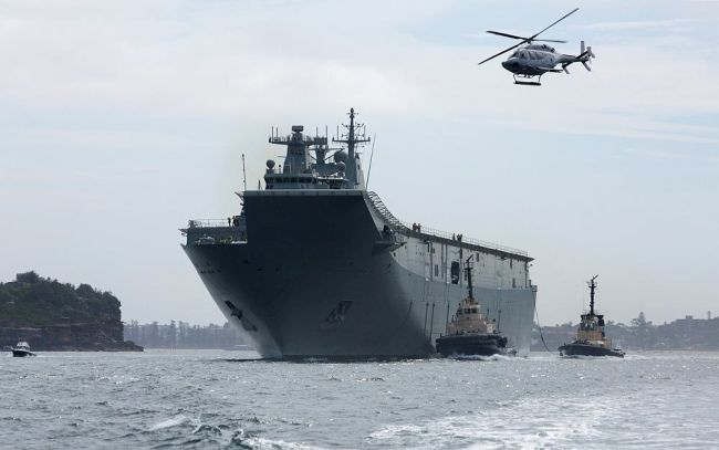 GE LM2500 Powers Australia’s Largest Ship HMAS Canberra