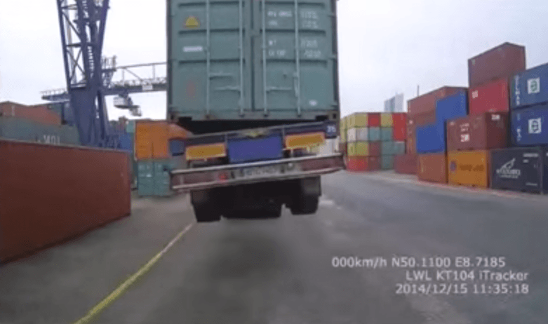 crane with truck