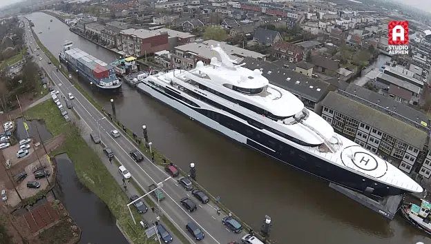 Watch: Spectacular Aerial View Of The Gorgeous Megayacht Symphony