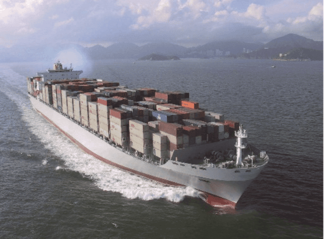 container cargo ship