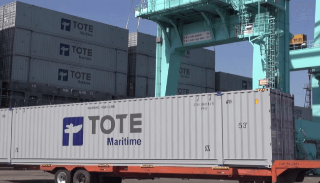 Video: Containers For World’s First LNG-Powered Container Ships Arrive At JAXPORT