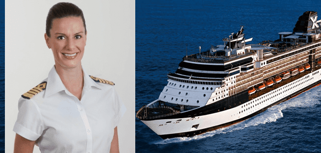 celebrity cruise line female captain