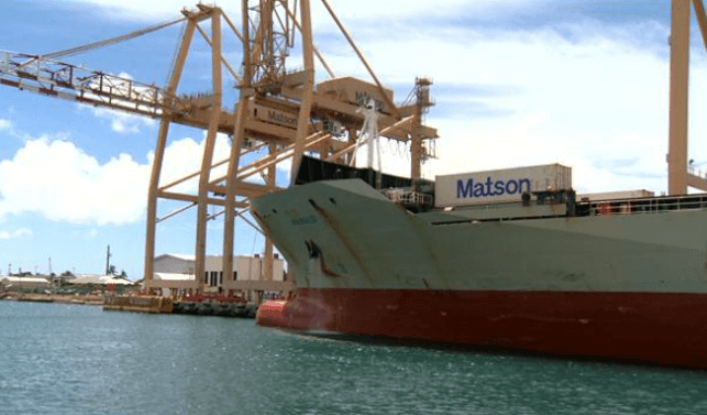 Shipping Company Matson To Pay Hawaii $15 Million Over Molasses Spill