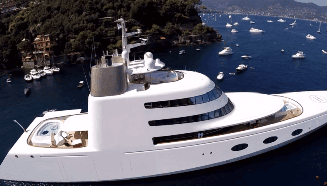 Watch: Drone Video Of The Spectacular Luxury Motor Yacht “A”