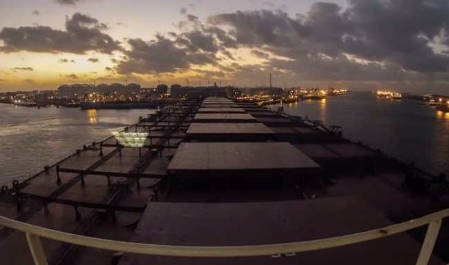 Watch: Time-lapse Video Of MV Berge Stahl