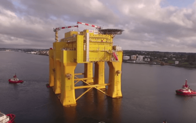 Watch: ABB Installs World’s Most Powerful Offshore Converter Platform In The North Sea