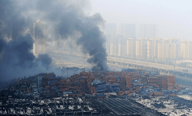Rescuers Work To Clear China Blast Site Of Chemicals, Death Toll Rises to 112
