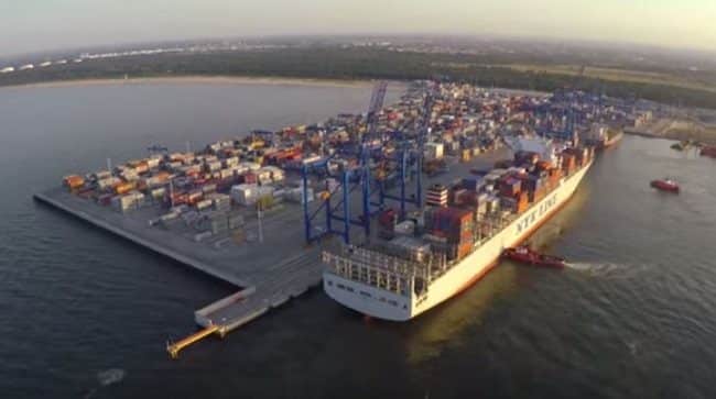 Watch: Containership NYK Hyperion at DCT Gdansk