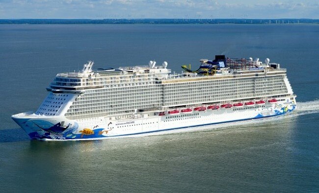 Norwegian Cruise Line Takes Delivery Of Its Largest Cruise Ship