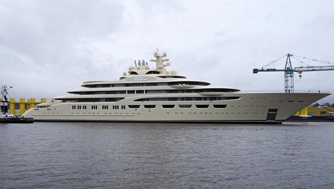 Watch: Project Omar, The Largest Superyacht Launch Of The Year