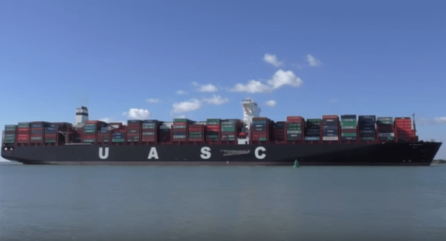 Video: UASC Announces Record Breaking Load of 18,601 TEUs On Board M.V. Al Muraykh