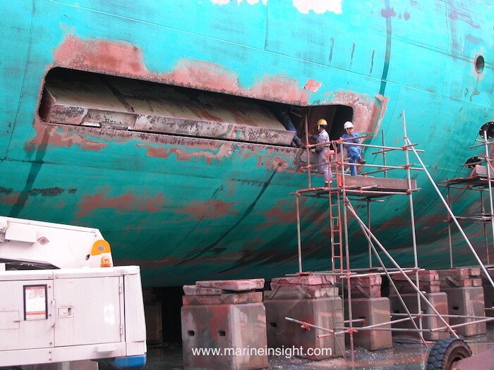fin stabilizers of ship