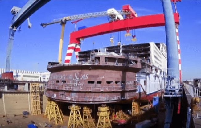 Watch: Time-Lapse Construction Video Of World’s Largest Cruise Ship – Harmony of the Seas