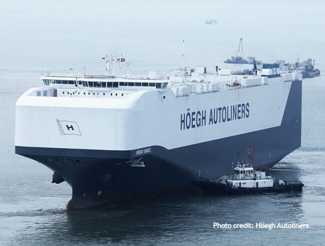 Höegh Awarded Best Performing Shipping Line in Durban