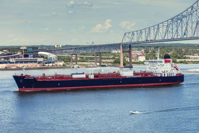 Crowley Takes Delivery of Fourth LNG-Ready Product Tanker