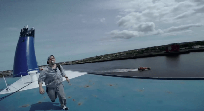 Watch: Cool Freerunning On Ships