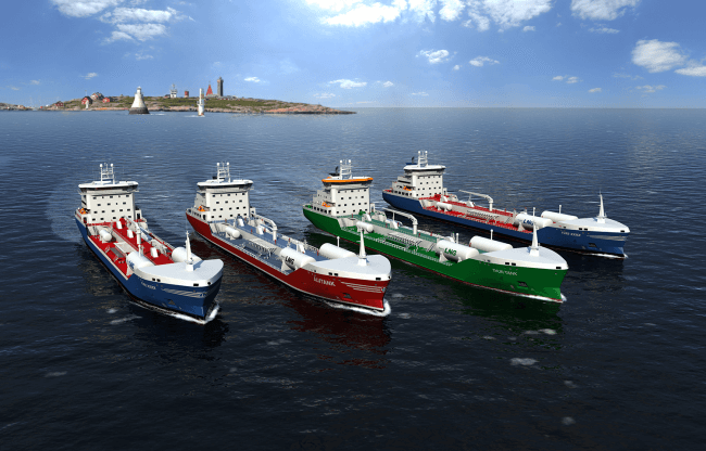 Wärtsilä Solutions For Four New Swedish LNG Fuelled Tankers