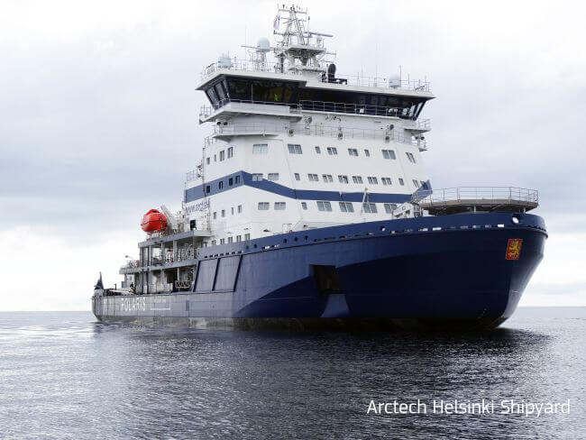 Finland’s Next-Generation Icebreaker Polaris Enters The Service