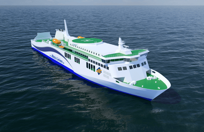 World’s Most Efficient 4-stroke Diesel Engine To Power Mols-Linien’s New Ferry