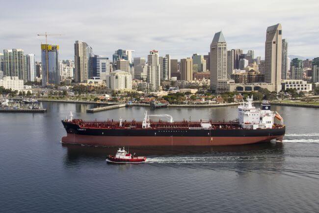 Watch: NASSCO Takes ECO Class Tanker Liberty For Sea Trials